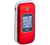 ALIGATOR V650 Téléphone Portable pour Seniors avec Bouton SOS et localisateur Rouge