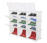 Alightup Armoire à Chaussures (Blanc, 3 X 5)