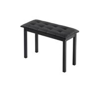 ALIGHTUP - Banc de Piano Banquette pour piano Tabouret avec coffre de rangement - Noir