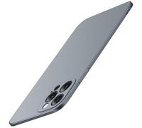 Alihtte Coque Fine pour iPhone 17 Pro, Étui Housse Ultra-Mince Légère Rigide PC avec Protection d'Objectif Caméra, Mat Anti-Rayures Finition Hardcase Ultra Slim Case pour iPhone 17 Pro, Gris