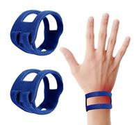 ALIIP Attelle de Poignet pour Lésions TFCC, Soutien Léger et Respirant, Design Ouvert Ulnaire, Velcro Ajustable, Taille Unique Ajustable, 1 Paire pour Sport et Quotidien, Bleu