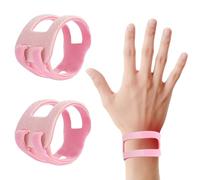 ALIIP Attelle de Poignet pour Lésions TFCC, Soutien Léger et Respirant, Design Ouvert Ulnaire, Velcro Ajustable, Taille Unique Ajustable, 1 Paire pour Sport et Quotidien, Rose