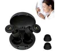 ALIIP Bouchons d'Oreille en Silicone Réutilisables pour Dormir, 2026 Nouveau Bouchon D'oreille Anti Bruit, Confort All-Day, 7 Tailles (XS/S/M/L), Idéal pour le Travail, les Voyages et la Lecture, Noir