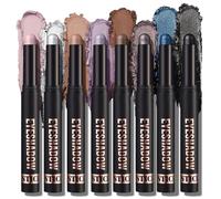 ALIIP Collection 8 Crayons à Paupières - Waterproof, Formule Crémeuse, Effet Brillant - Pour Maquillage Rapide et Événements - Femmes et Débutants