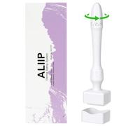 ALIIP Derma Stamp Adjustable Derma Stamp 0-3mm 140 Pointes Microneedling Stamp, pour Le Visage, Rides, Vergetures, Cheveux Barbe, La Croissanc Cheveux Needles Professional Microneedling Derma, Blanc-B