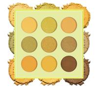ALIIP Palette de Fards À Paupières 9 Couleurs Jaune, A-Jaune | Maquillage Yeux Professionnel Mat et Shimmer Haute Pigmentation,Ombre À Paupière Longue Tenue,Halloween,Carnaval et Quotidien