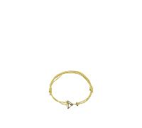 ALIITA bracelet en laiton et coton femme doré - UNI