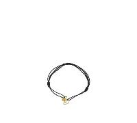Aliita bracelet Letra S noir laiton coton femme - UNI