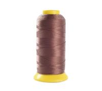 Alileader-Fil De Tissage De Cheveux En Nylon Noir Pour Extensions De Cheveux,Fil De Perruque,Fils À Coudre Pour Machine À Coudre,Coton,1500m - Type Nylon Medium Brown