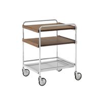 Alima NDS2 Chariot Chrome/Noyer laqué