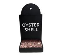 Aliment automatique pour volaille en plein air - Pas de bouton Coop Feeder - Distributeur de grès résistant aux intempéries - Grande capacité - Système d'alimentation pour volailles de ferme