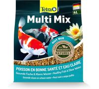 Aliment complet Multi Mix 4 litres , 760 g pour poisson d'ornement de bassin