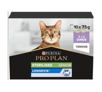 Purina Pro Plan Longevis pour Chat Senior 10x75g