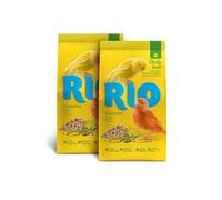 Aliment Complet RIO pour canaris | Pack Double | 2 x 1 kg | Mélange spécialement composé de graines et de céréales pour canaris | pour l'apport de substances nutritives
