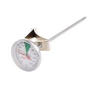 Aliment de cuisine portable en acier inoxydable - Sonde à café - Thermomètre numérique - Mesure de la chaleur - Calibre de la fièvre - Hygrothermographe - Support d'humidité pour sonde en acier