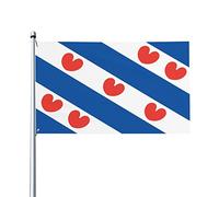 Aliment Drapeau frison 9,5 x 1,5 m - Décoration de jardin - Bannière d'intérieur ou de famille - Décoration de fête tendance