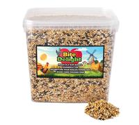 Aliment pour poules pondeuses Bite&Delight 7,2 kg/10 L - Mélange d'aliments naturels et riches en nutriments pour une performance de ponte élevée, des coquilles d'œufs stables et des poules en bonne s