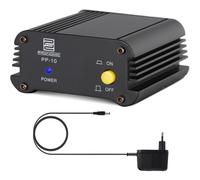 Alimentacion Fantome Adapteur Preampli Amplificateur Cable XLR Microphone Noir