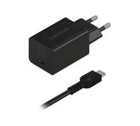 Lenovo Adaptateur GAN Nano 65W – USB-C, charge rapide, voltages réglables, câble 1,5 m, Noir