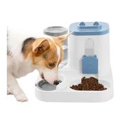 Alimentador automático para mascotas para gatos 2 en 1, alimentador de comida para gatos, dispensador de agua, dispensador de comida para perros, tazón de gran capacidad, estación de alimentación para