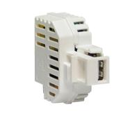 Alimentateur Encastré Keystone 1 Prise USB-A 2.1A Couleur Blanche Fanton 82890