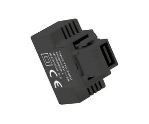 Alimentateur Encastré Keystone Prise USB-A 3A Couleur Noire Fanton 82897