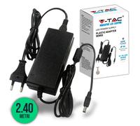 Alimentateur Pour Ruban LED 60 W Noir IP44 V-TAC VT-23061