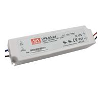 Alimentateur Switching 60W 24Vdc 2.5A Sortie Unique LPV-60-24 IP67 MEANWELL