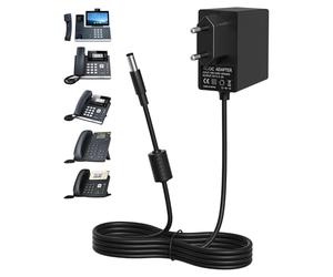 Alimentation 10W 5V 2A Compatible avec Yealink T85W T87W T73U T73W T74U T77U T74W T54W, Chargeur Universel pour Yealink T-Serie IP Phone, T48S T48U T46G T48G T52S T53W T54S SIP-T22P