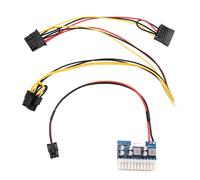 Alimentation 12 V CC 160 W, connecteur mâle 6 broches, boîtier ATX 24 broches, interrupteur, module haute puissance pour voiture/auto Mini ITX.