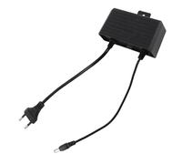 Alimentation 12V 2A avec Protection contre la Lumière, Adaptateur D'alimentation étanche, Adaptateur AC DC de Conception Murale pour Moniteur (Prise UE)