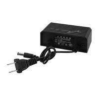 Alimentation 12v 2a pour Caméra de Sécurité Extérieure, Noir | Boîtier Étanche, Alliage et Plastique, Montage Mural Intégré, pour Wi-fi et Cctv, Usage Garage