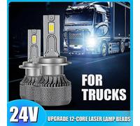 -Alimentation 24 V Led Phare De Camion H7 Led Canbus H1 H3 H4 H11 9005 Hb3 9006 Hb4 9012 Hir2 Camion Camion Lumière 24 V Ampoule De Phare-H1