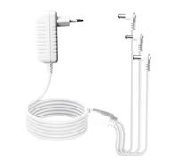 Alimentation 4,5 V pour Accessoires d'éclairage Lemax, Adaptateur Secteur 94564-4,5 V avec 3 Options de Connexion, Prise Plastique spéciale Noël, Adaptateur Secteur 4,5 V pour Guirlande Lumineuse