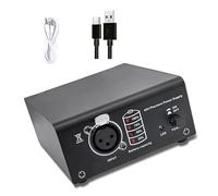 Alimentation 48 V Phantoms avec câble de charge de type C et cordon de données pour microphones de studio Design condensateur Adaptateur d'alimentation