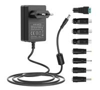 Alimentation 5v, Adaptateur 5V 3A 2A 1A, pour Moniteur Bébé Cadre Photo Numérique Tire-Lait Haut-Parleur Bluetooth Boîte TV ADSL Cat HUB Appareil Android Cordon d’Alimentation 5vdc avec 8pcs Tips