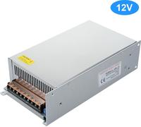 Alimentation à découpage DC 12V 100A 1200W Adaptateur de puissance Transformateur de tension AC 110V/220V vers DC 12V 100Amp Convertisseur de commutation Driver LED pour bande LED Caméra CCTV Système 