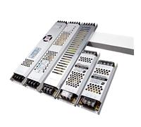 Alimentation à découpage DC 220 V à 12 V 24 V, transformateurs d'éclairage ultra-fins 24 W, 60 W, 100 W, 150 W, 200 W, 300 W, 400 W, pilote for bande LED(DC 12V,400W)