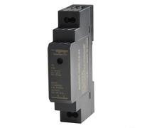 Alimentation à découpage de type rail, options de sortie 12 V/24 V, design fermé avec connexions à vis, affichage LED pour l'état de l'alimentation, protection contre les surintensités et les
