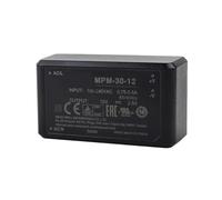 Alimentation à découpage Mean Well 30 W MPM-30-5 MPM-30-12 MPM-30-15 MPM-30-24 MPM-30-48(MPM-30-48)