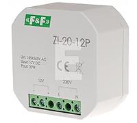 Alimentation à découpage pour prise 180-264 V AC, sortie 12 V DC 1,6 A 20 W ZI-20-12P