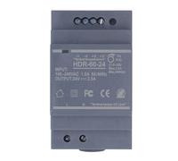 Alimentation à découpage sur Rail 24 V à Montage Fin 60 W 2,5 A 100~240 V CA Ignifuge PC Alimentation sur Rail Din HDR 60 24 compacte et Efficace pour Une Utilisation