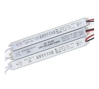 Alimentation à découpage ultra-mince DC12V/24V 12W 24W 36W 60W 72W Transformateur d'éclairage AC220V 1A 1.5A 2A 2.5A 3A 5A 6A Pilote LED(DC12V 24W 2A)