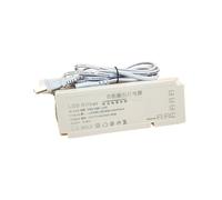 Alimentation à micro-interrupteur LED DC12V 6W 12W 24W 36W 48W 60W module de bande lumineuse d'armoire de garde-robe transformateur de coque en plastique(DC12V 100W-6 ports)