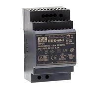 ALIMENTATION, AC-DC, 12V, 4.5A, Alimentations AC/DC à montage sur rail DIN, Qté.1 | HDR-60-12