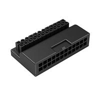 Alimentation ATX 24 broches vers 90 degrés Connecteur Adaptateur Câblage Ordinateur Carte Mère Tête de Direction DIY Accessoires de Montage
