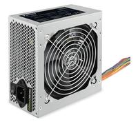 Alimentation ATX 500W - TOOQ - PFC actif - Ventilateur 120mm silencieux - Compatible multicore - Argenté - 15x14x8.6 cm