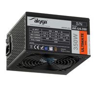Akyga ak-certifié u4?350 bloc dalimentation 350 w, ventilateur 120 mm silencieux, 80 plus bronze noir ak-u4-350 G