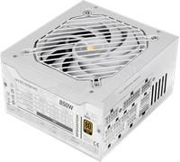 Mars Gaming MPB850PSI, Alimentation Full Modulaire ATX 850W, 10 Ans Garantie, 80Plus Gold 90%, Ventilateur SI 14cm, Technologie AI2-RPM, DC-DC et SMD, ATX 3.1 et PCIe 5.1, Connecteur 12V 2x6, Blanc