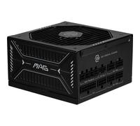 Alimentation ATX MSI MAG A1000GLS PCIE5 1000W 80 PLUS Gold entièrement modulaire Noir mat